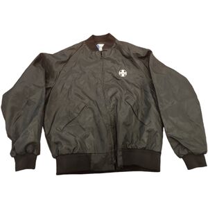 Pla-Jac by Dunbrooke Large 100% Nylon Made in USA Black Santa Fe Railroad